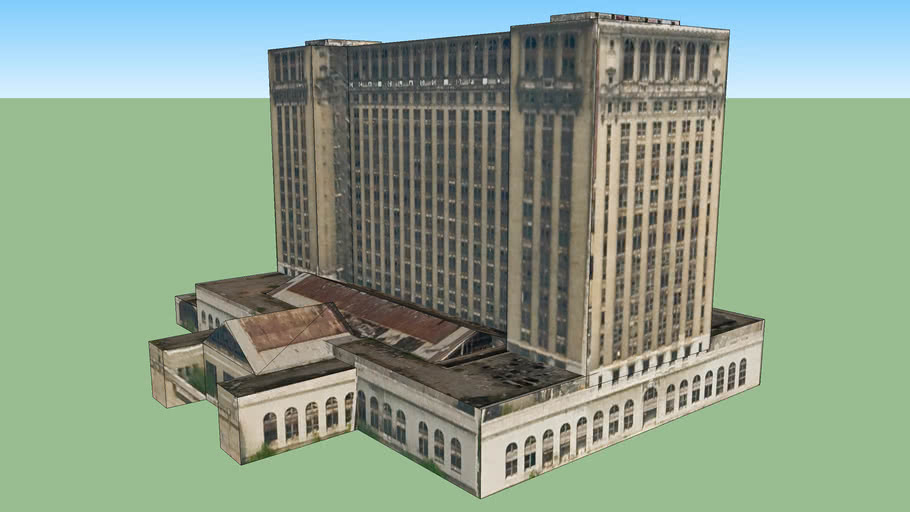 Detroit Train Station 3D Warehouse