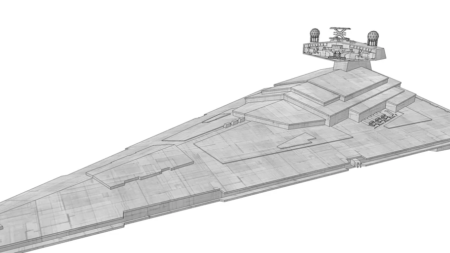 Imperial i class star destroyer | 3D Warehouse