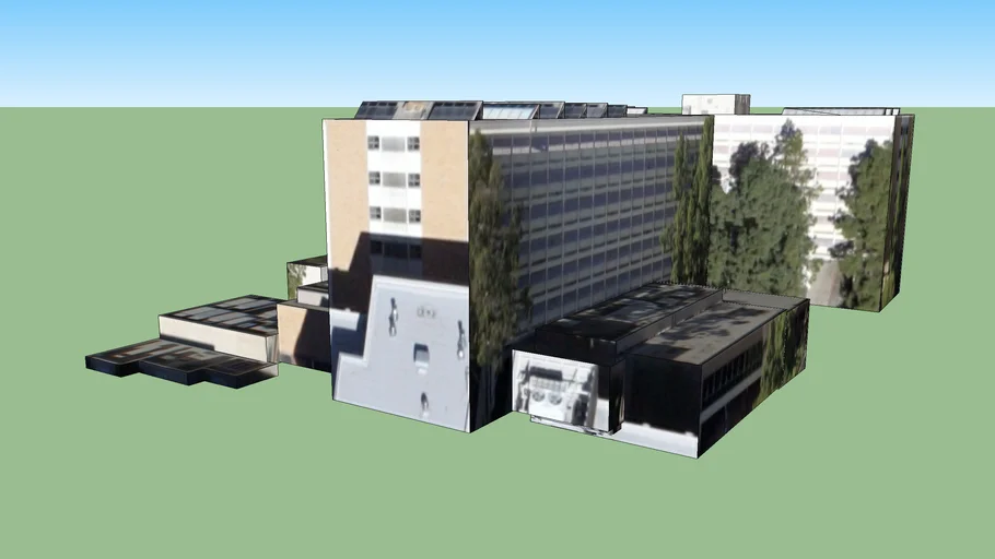 Hedrick Hall, UCLA 3D Warehouse
