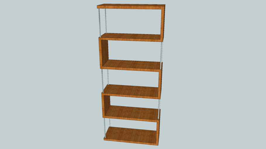 Homebase Geneva Shelf Unit 3D Warehouse