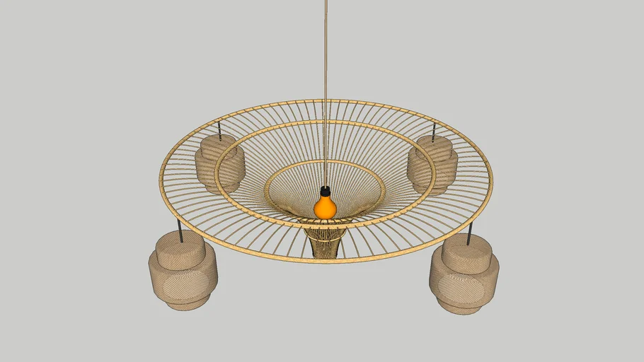 Rattan Pendant Lamp