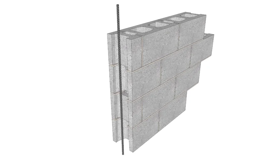 02.410.0124 Horizontal Joint Reinforcement Tolerance Diagram - CMU