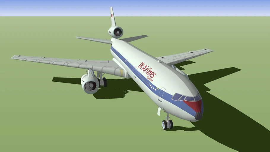 DC-10 Airplane