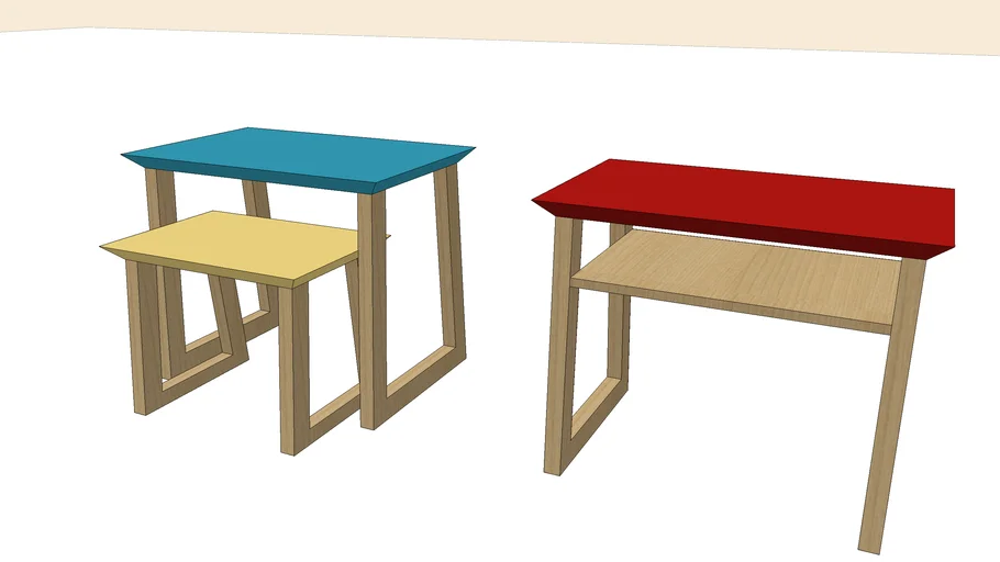 Mesas auxiliares 3D Warehouse