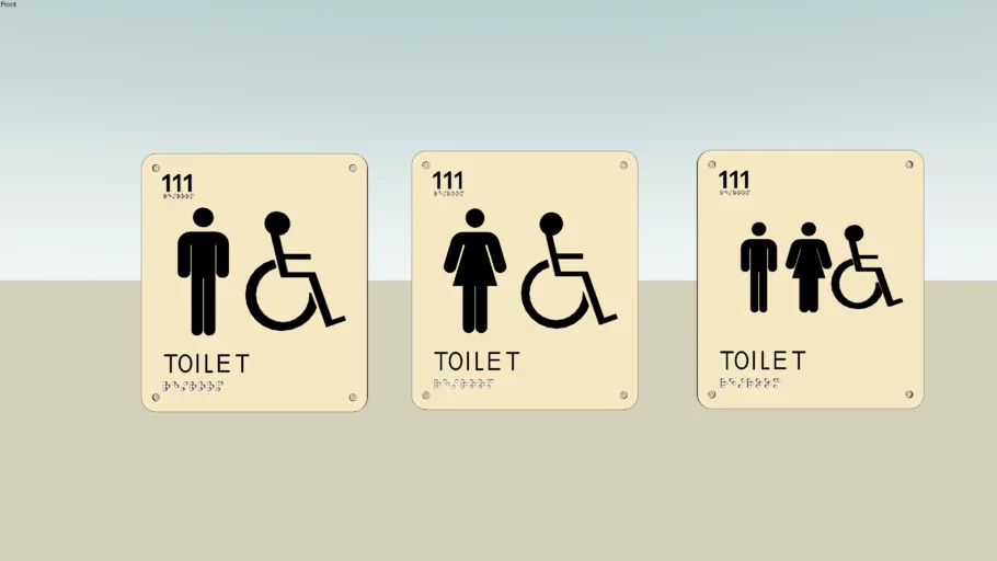 RESTROOM SIGNAGE