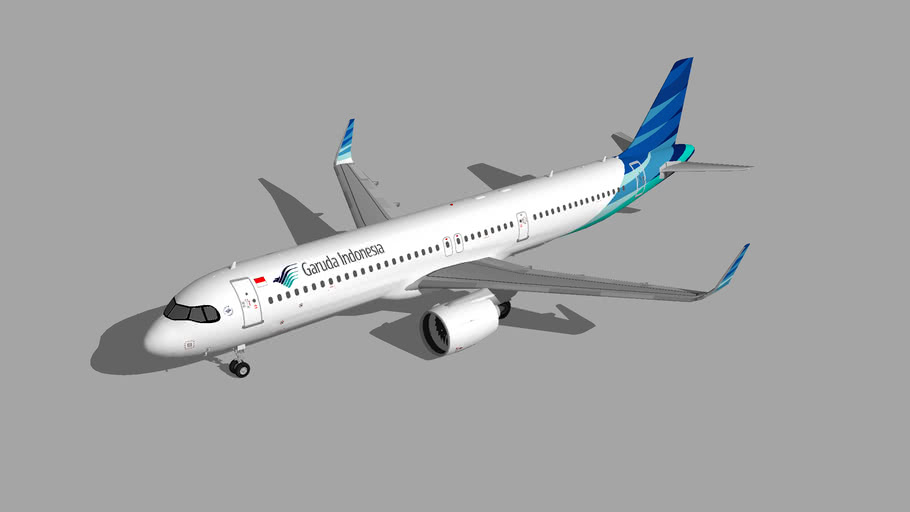 Garuda Indonesia Airbus A321-Neo 2 | 3D Warehouse