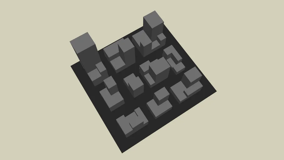 small city | 3D Warehouse