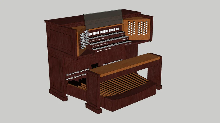 Organ+Console | 3D Warehouse