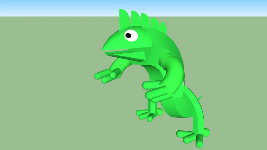 Gex the Lizard | 3D Warehouse