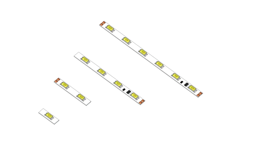 Led Strips of Various Lengths 3D Warehouse