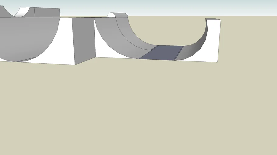 basic halfpipe | 3D Warehouse