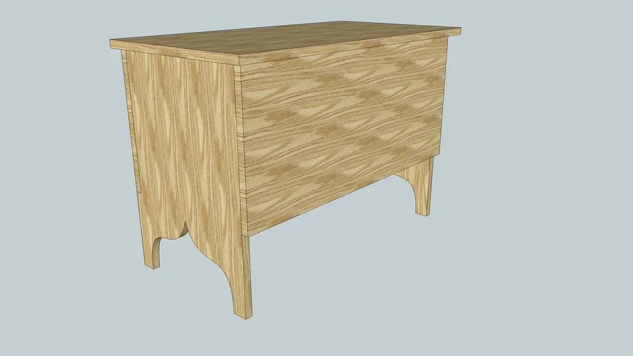 New England Blanket Chest 3D Warehouse
