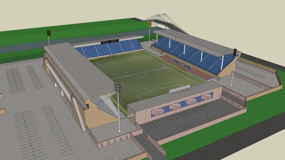 Lower league stadium | 3D Warehouse