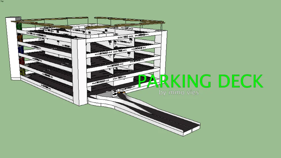 The Parking Structure Skp 3d Warehouse