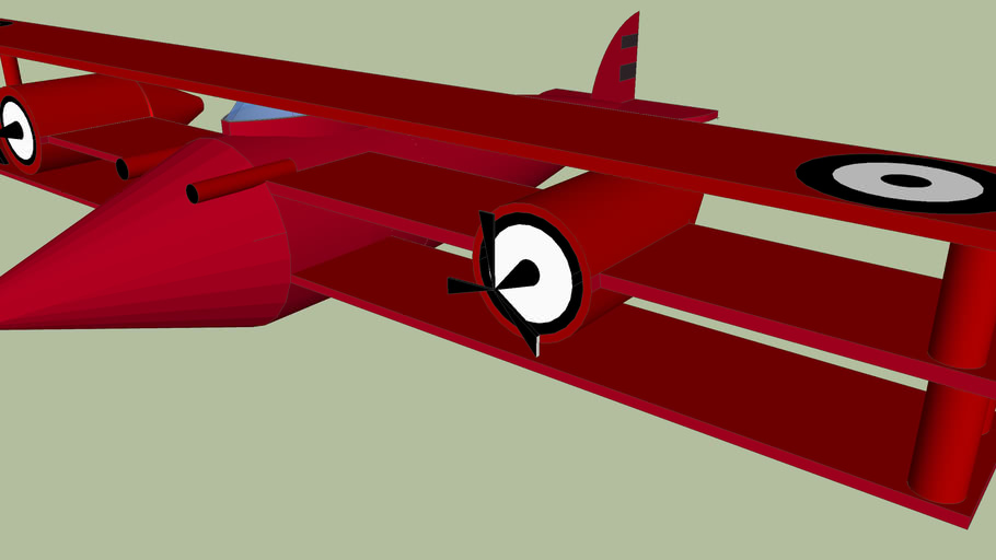 red baron(plane) | 3D Warehouse
