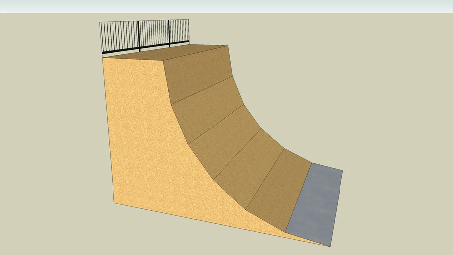 Quarterpipe Skate Ramp | 3D Warehouse