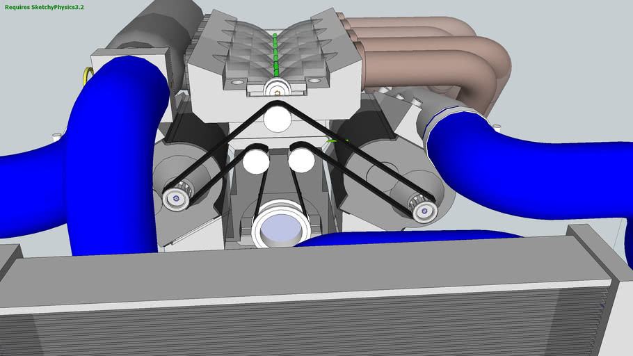 Revolutionary Internal Combustion Engine Design - Sketchy | 3D Warehouse