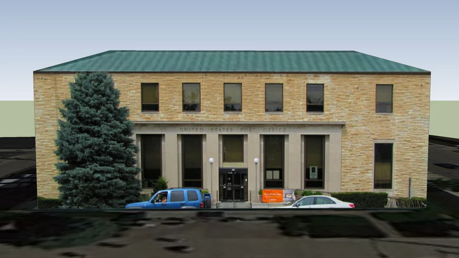 Kankakee Post Office 3D Warehouse