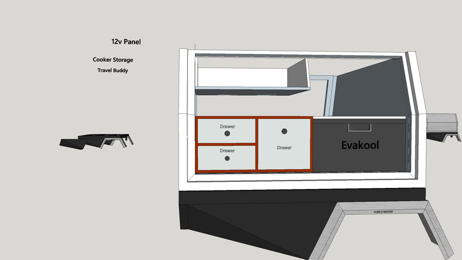 MQ Triton Tray 1780x1500 Canopy Setup 3D Warehouse