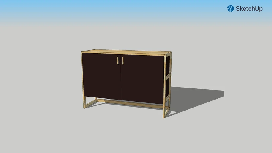 buffet ikea besta Hack 3D Warehouse