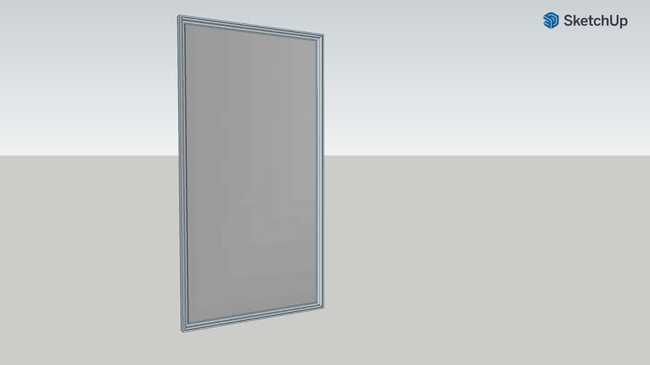 24x45 Mirror Picture Frame Molding | 3D Warehouse