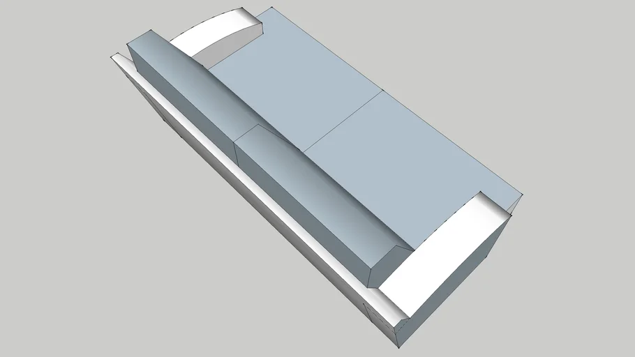 Riviera Sofa by Guildcraft 3D Warehouse