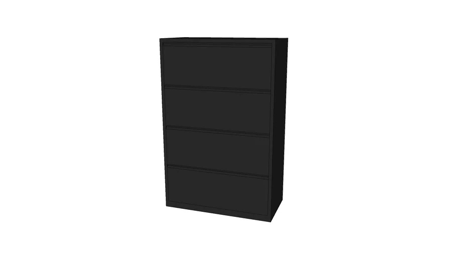 4 DRAWER LATERAL FILING CABINET