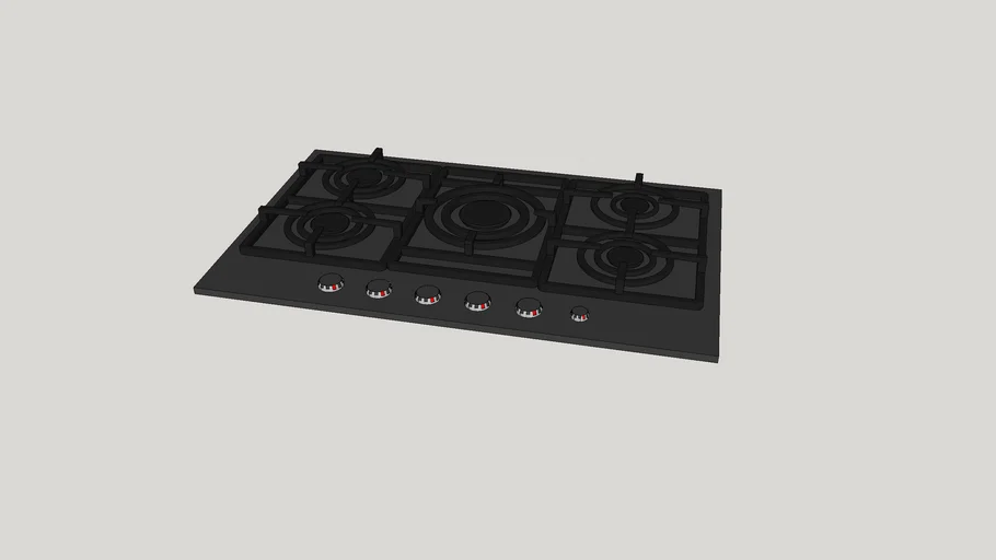 gas Cooktop 2022 3D Warehouse