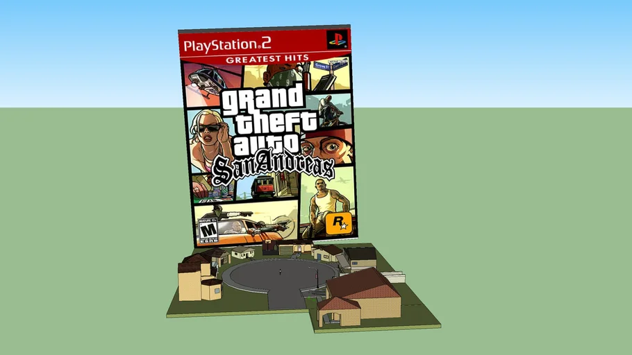 Grand Theft Auto San Andreas Ps2 Playstation 2 - Greatest Hits
