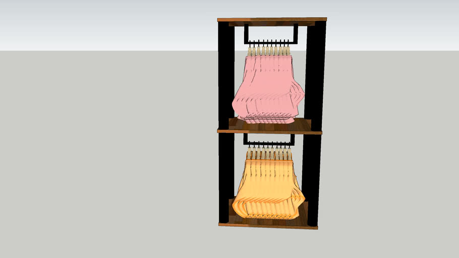 Clothing rack 3D Warehouse