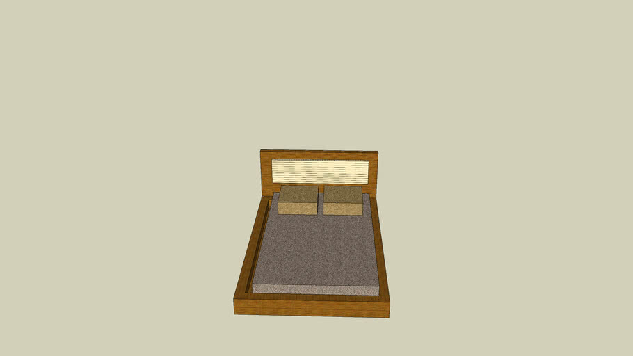 Bed Bedroom yatak 3D Warehouse