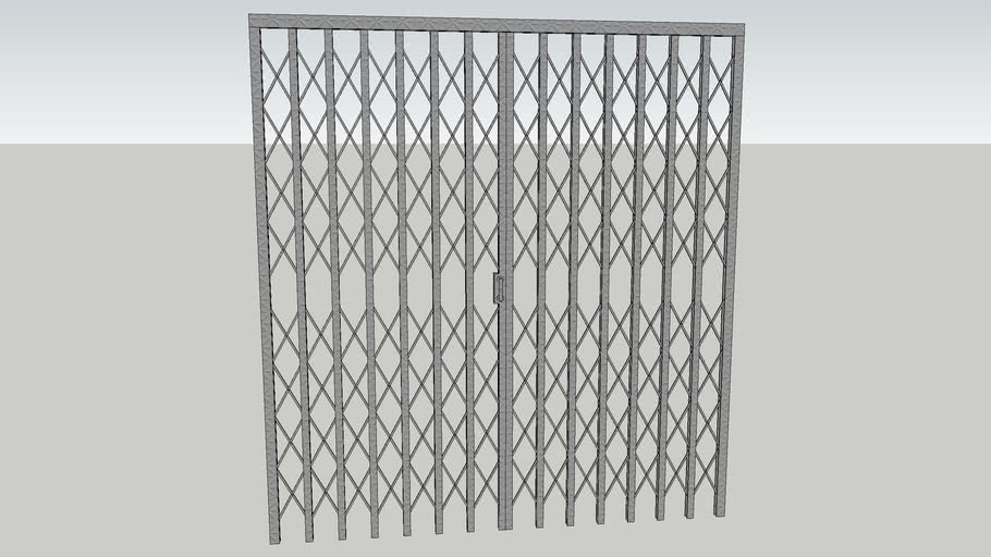 Scissor Gate Open 3D Warehouse