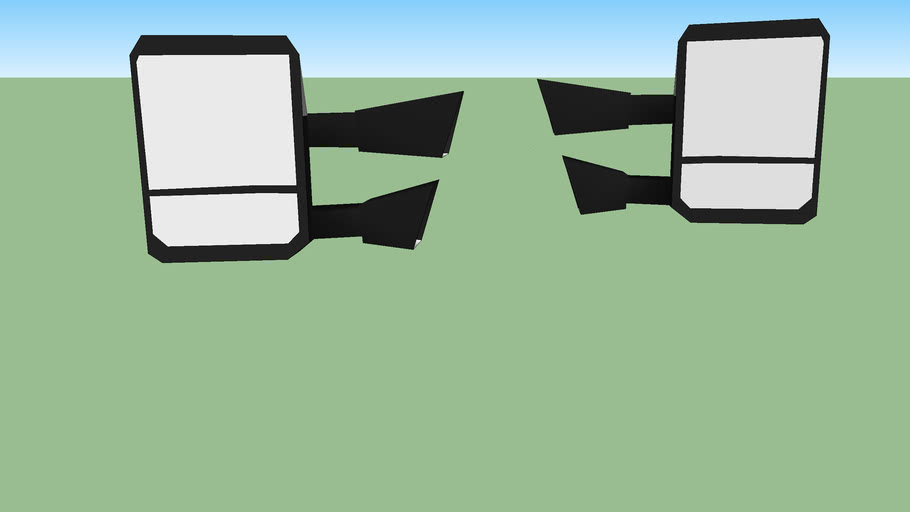 Ford FSeries PowerScope Trailer Tow Mirrors 3D Warehouse