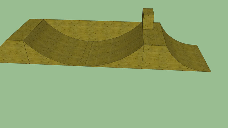 plywood halfpipe 3D Warehouse