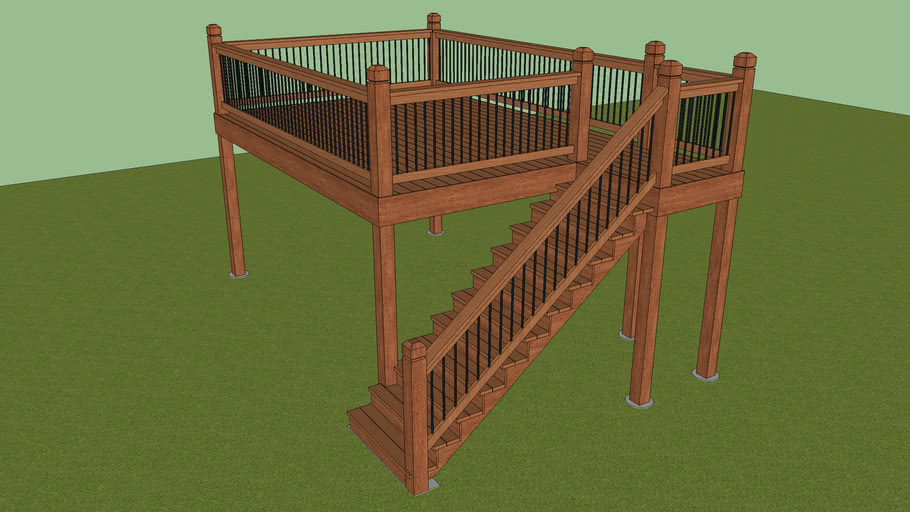 Wooden Deck | 3D Warehouse