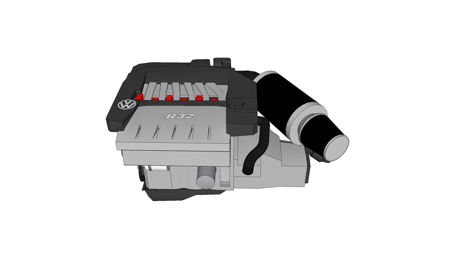 vw-vr6-engine-3d-warehouse