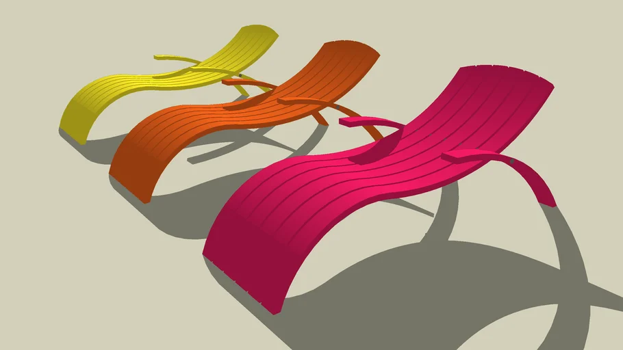 Lounger Design 3d Warehouse