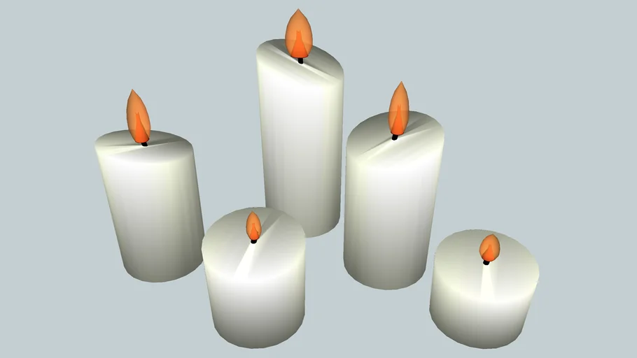 19 Best Of Candle Flame 3d Model Estudi Mockup vrogue.co