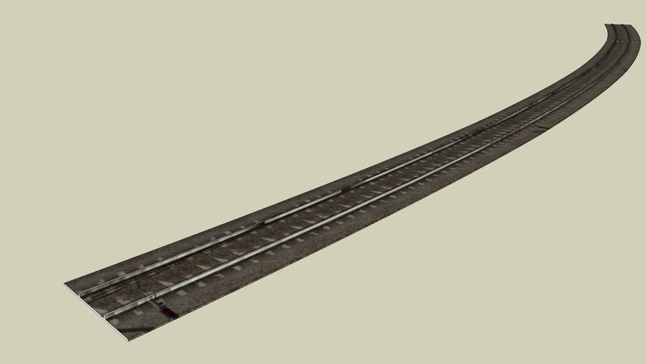 Curved Track Section | 3D Warehouse
