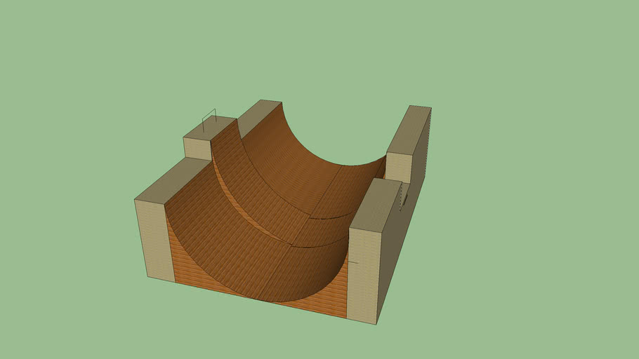 Half pipe 3D Warehouse