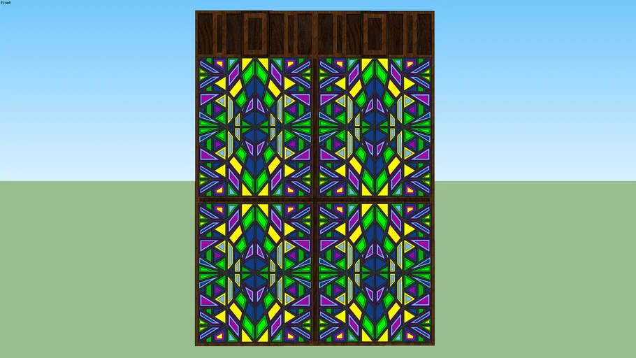 Large Stained Glass Window 3D Warehouse