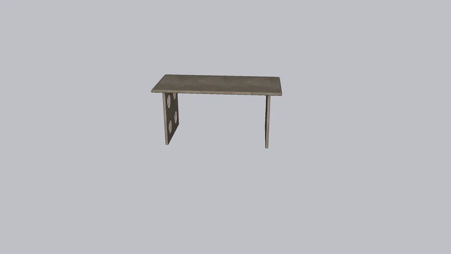 CB2- Otto Grey Concrete Desk
