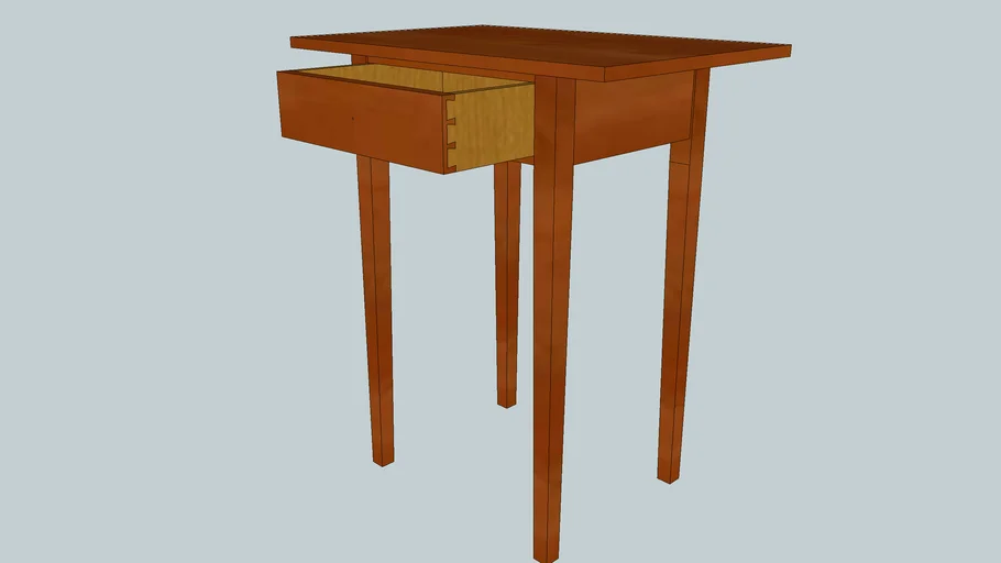 Shaker side table | 3D Warehouse