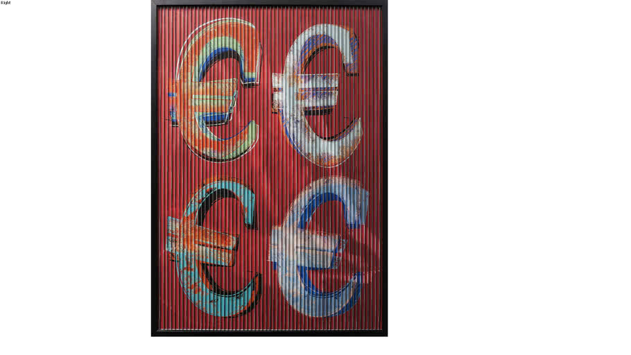 60874 Picture Frame Art 3D Euro 118x83cm 3D Warehouse