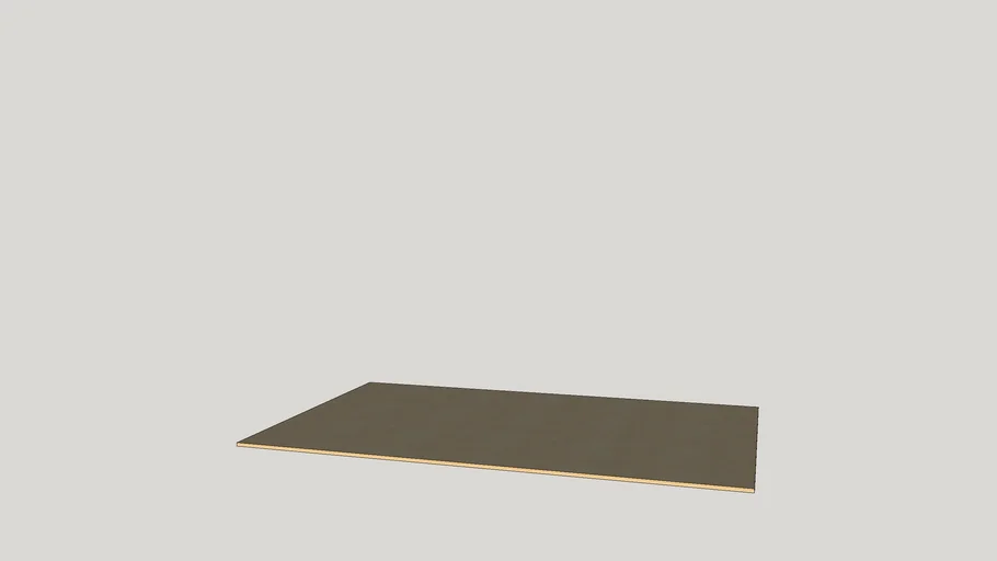 Multiplexplatte 1250x2000x18 mm | 3D Warehouse