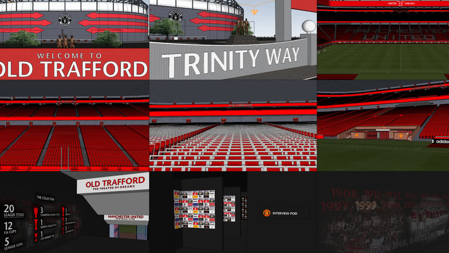 New Old Trafford 3d Warehouse