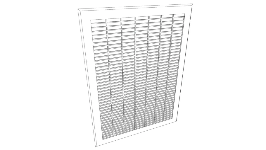 Return Air Vent 3D Warehouse