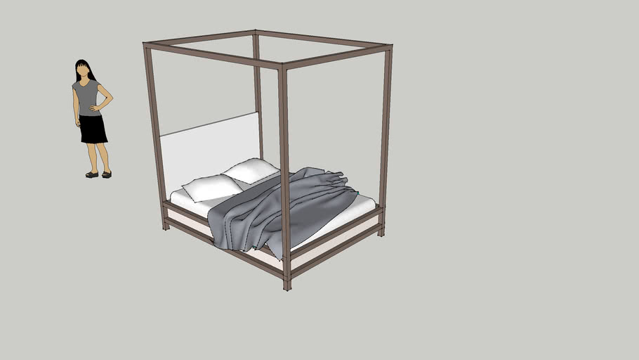 Canopy Bed 3d Warehouse