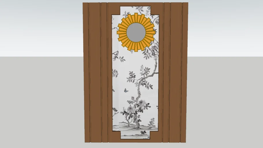 Chinese Panel Wall | 3D Warehouse