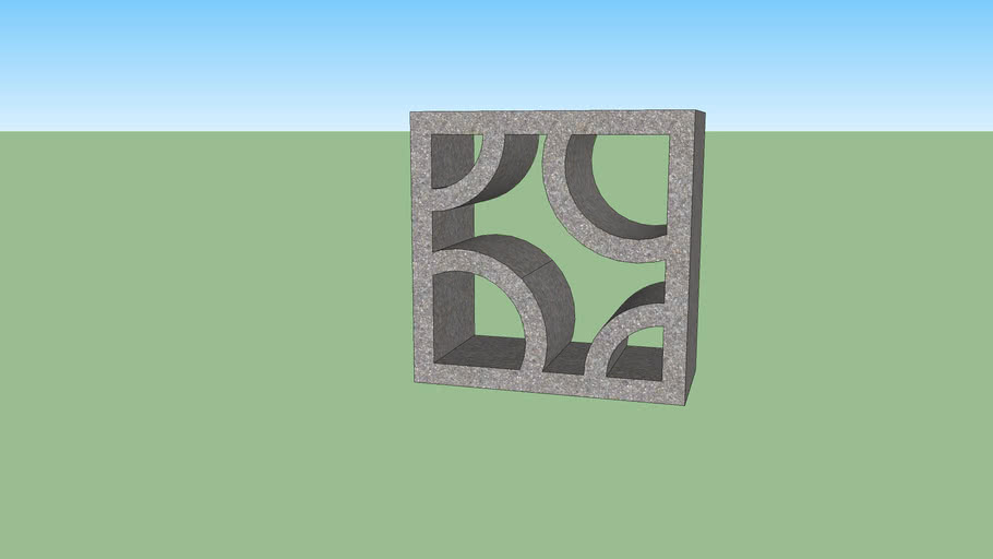 Khmer concrete louver 7 | 3D Warehouse